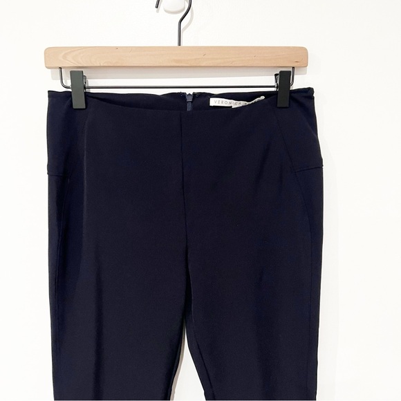 Veronica Beard Zip Back Scuba Navy Blue Fitted Capsule Coordinate Pants size 6 - Picture 9 of 12